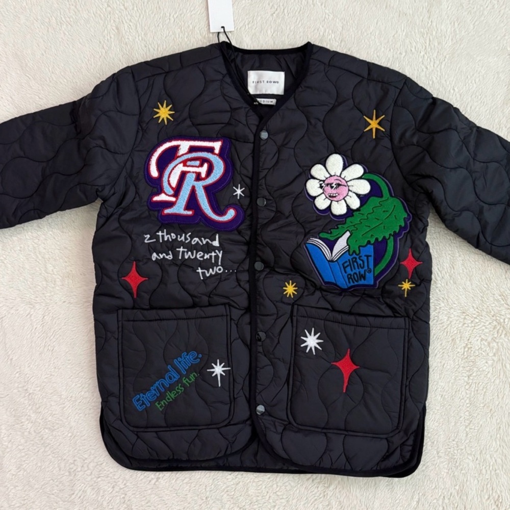 Men’s First Row Jacket, Black, NWT